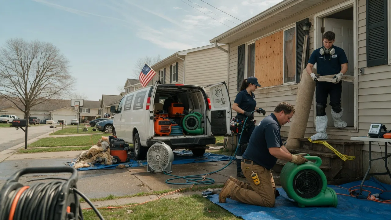 Water Damage Restoration in Wakarusa, KS near me